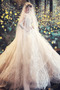Vestido de novia Corte-A Encaje Formal Espalda medio descubierto Iglesia - Página 3