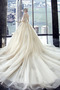 Vestido de novia Corte-A Formal Cordón Capa de encaje Baja escote en V - Página 2