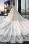 Vestido de novia Corte-A Iglesia Capa de encaje Elegante Escote en V - Página 2