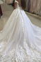 Vestido de novia Corte-A Invierno Iglesia Triángulo Invertido Encaje - Página 2