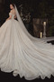 Vestido de novia Corte-A largo Corpiño Acentuado con Perla Cordón Triángulo Invertido - Página 2