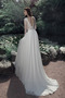 Vestido de novia Corte-A Natural 2019 Cremallera Escote en V Encaje - Página 1