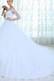 Vestido de novia Corte-A Natural Escote con Hombros caídos Encaje Manga larga - Página 3