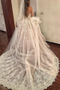 Vestido de novia Corte-A Natural Espalda Descubierta Abalorio Iglesia - Página 3
