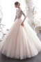 Vestido de novia Corte-A primavera tul Cordón Transparente Natural - Página 3