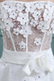 Vestido de novia Corte-A Romántico Rosetón Acentuado Abalorio Cremallera - Página 6