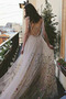 Vestido de novia Corte-A Romántico Triángulo Invertido Cola Barriba - Página 6