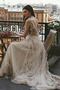 Vestido de novia Corte-A Romántico Triángulo Invertido Cola Barriba - Página 2