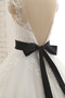 Vestido de novia Corte-A Satén Iglesia 2019 Elegante Cola Barriba - Página 6