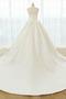 Vestido de novia Corte-A Sin mangas largo Natural Falta Playa - Página 3