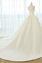 Vestido de novia Corte-A Sin mangas largo Natural Falta Playa - Página 2