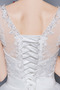 Vestido de novia Corte-A Triángulo Invertido Abalorio Elegante Escote en V - Página 6