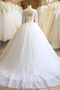 Vestido de novia Corte-A Triángulo Invertido Natural Cordón largo Barco - Página 2