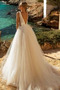 Vestido de novia Corte-A tul Sin mangas Natural Baja escote en V Escote en V - Página 2