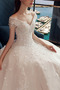 Vestido de novia Corte-A vendimia Natural Corpiño Acentuado con Perla - Página 4
