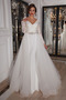Vestido de novia Corte Recto Natural Cristal Satén Elástico Escote en V - Página 3