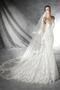 Vestido de novia Corte Sirena Sala Apliques Moderno largo Pura espalda - Página 1