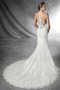 Vestido de novia Corte Sirena Sala Apliques Moderno largo Pura espalda - Página 2