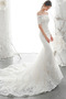 Vestido de novia Corte Sirena Tallas pequeñas Satén Camiseta Verano - Página 3