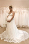 Vestido de novia Cremallera Embarazadas Elegante Playa Imperio Baja escote en V - Página 1
