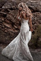 Vestido de novia Cremallera Escote con Hombros caídos Corte Sirena largo - Página 2