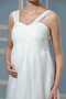 Vestido de novia Cremallera Imperio Cintura Embarazadas Volantes Adorno - Página 5