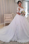 Vestido de novia Cremallera Tallas grandes largo Natural Elegante Encaje - Página 1