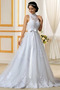 Vestido de novia Elegante Encaje Alto cubierto Escote con cuello Alto - Página 2