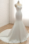 Vestido de novia Encaje largo Tallas pequeñas Pura espalda Natural Joya - Página 3