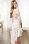 Vestido de novia Encaje Natural Verano Pura espalda Glamouroso Escote en V - Página 2