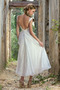 Vestido de novia Encaje Otoño Sin mangas Cremallera Encaje Natural - Página 2