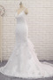 Vestido de novia Encaje Sin mangas Natural Escote en V Encaje Capa de encaje - Página 3