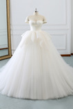 Vestido de novia Escote con Hombros caídos Capa Multi Natural Fuera de casa