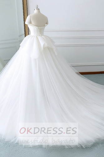 Vestido de novia Escote con Hombros caídos Capa Multi Natural Fuera de casa 4