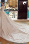 Vestido de novia Escote con Hombros caídos Cordón Cola Catedral Otoño - Página 4