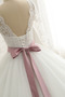 Vestido de novia Formal Arco Acentuado Manga de longitud 3/4 Corte-A - Página 5