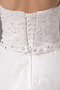 Vestido de novia Formal Cordón Natural Sin mangas Apliques Corte-A - Página 6