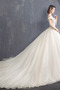 Vestido de novia Formal Encaje Natural Capa de encaje Triángulo Invertido - Página 3