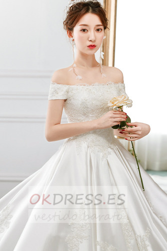 Vestido de novia Formal Encaje Otoño Natural Cordón Sala 4