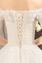 Vestido de novia Formal La mitad de manga Natural Otoño Corte-A Abalorio - Página 6