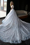 Vestido de novia Formal Verano largo Tallas pequeñas Natural Capa de encaje - Página 3