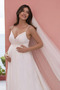 Vestido de novia Fuera de casa Baja escote en V Embarazadas Espalda Descubierta - Página 3