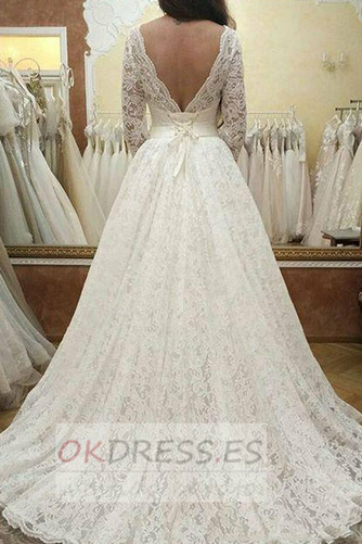 Vestido de novia Fuera de casa Elegante Espalda Descubierta Triángulo Invertido 2