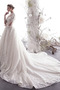 Vestido de novia Fuera de casa Escote con cuello Alto Invierno Corte-A - Página 6
