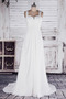 Vestido de novia Gasa Blanco Drapeado Imperio Cintura Imperio Elegante - Página 1