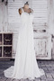 Vestido de novia Gasa Blanco Drapeado Imperio Cintura Imperio Elegante - Página 2