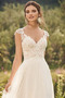 Vestido de novia Gasa Elegante Fuera de casa Hasta el suelo primavera - Página 3