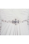 Vestido de novia Gasa Plisado Imperio Cintura Marfil primavera Cinturón de cuentas - Página 4