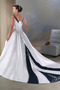 Vestido de novia Iglesia Baja escote en V Invierno Bordado Escote en V - Página 2