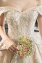 Vestido de novia Iglesia Corte-A Escote con Hombros caídos Apliques - Página 4